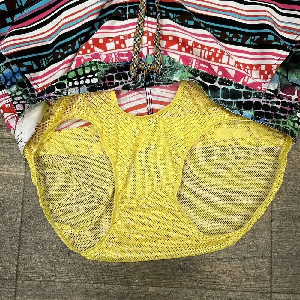 Robert Graham Paradise Men Geometric Swim Trunks Board Shorts‎ Size 38 (280)